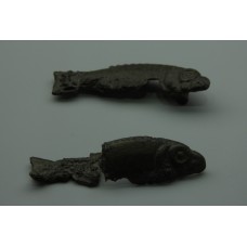 Figurines of fishes dated 6th - 4th Century BC